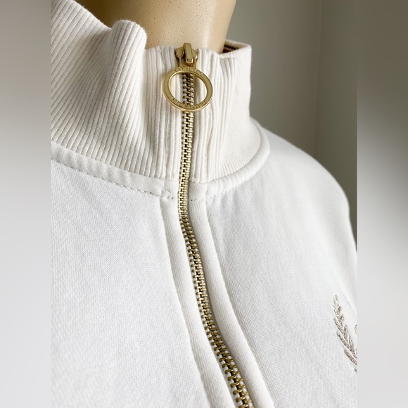 Tommy Hilfiger Logo White Pullover Crew Neck Sweatshirt Popover Zip Preppy XXL - Picture 9 of 9
